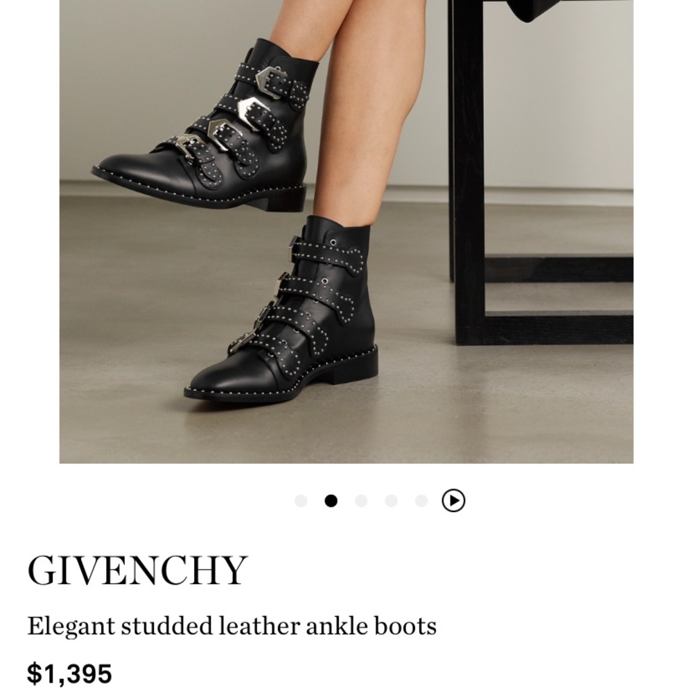 NWT GIVENCHY STUDDED BOOTIES
